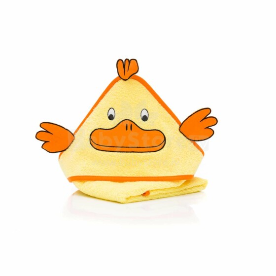 Fillikid Duck Art.1033-03  Детский комплект для ванной Махровое Полотенце с капюшоном 75х75 см