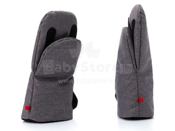Fillikid Hand Warmer Art.5930-97 Melange Grey  Муфта для рук из натуральной овчинке (универсальная)
