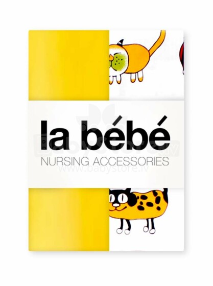 La Bebe™ Nursing Cotton  Cats  Art.81275  Bērnu dabīgas kokvilnas komplekts 2-daļīgs 100*140 cm