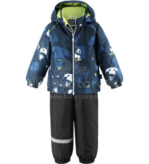 Lassie'21 Lassietec® Oivi Art.713732-6963 Dark Blue Silts mazuļu ziemas kostīms: jaka un bikses