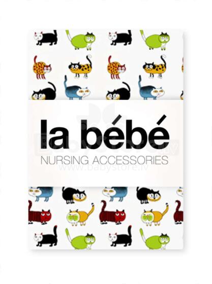 La Bebe™ Satin 75x75 Art.81625 Cats Nappy 75x75 см