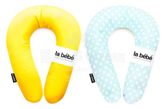 La Bebe™ Snug Cotton Mint Dots&Yellow Art.81628 Mit. 20x70см