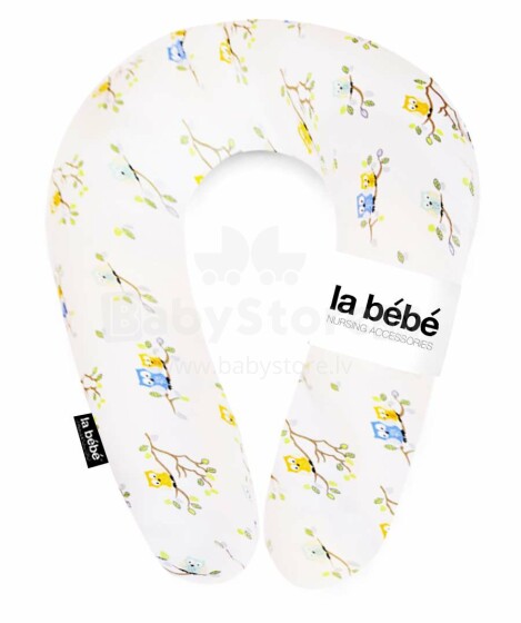 La Bebe™ Snug Cotton Nursing Maternity Pillow Art.81982 Dark grey 20*70cm