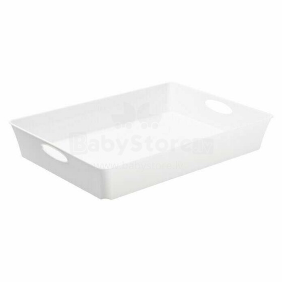 Rotho Living C5 Art.250007 Sand container, white 26.4x21.2x6cm