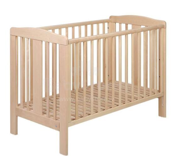 YappyKids Qu Art.82259 Natural   Детская деревянная кроватка
