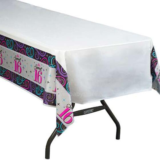 Amscan Sweet16  Art.571466  Galdauts 137x259 cm