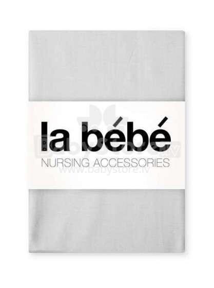 La Bebe™ Sleep Satin 100x135 Art.82516 Grey Детский хлопковый пододеяльник 100x135см