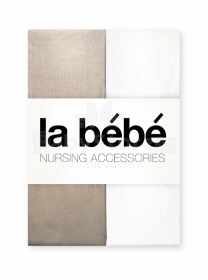 La Bebe™ Nursing Cotton Double Cacao Art.82522  Детский хлопковый пододеяльник 75х100см