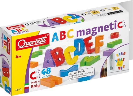 Quercetti Art. Q5461 Magnitic Letters Magnētiskie Burti