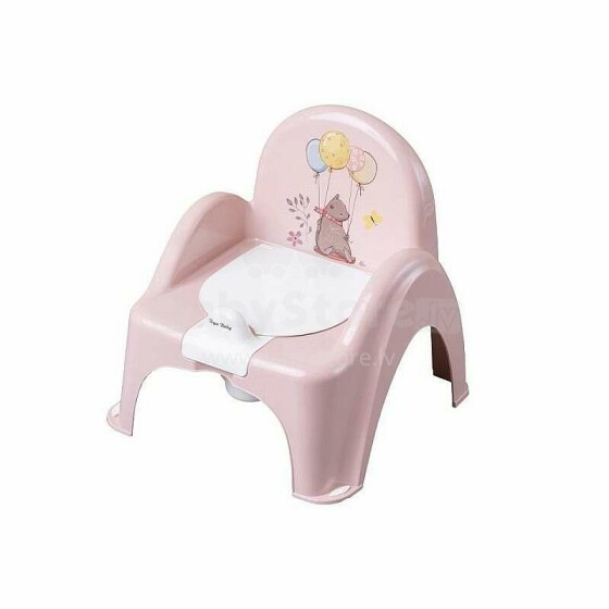 Tega Baby Art. PO-073 Forest Fairytale Light Pink Детский горшок-стульчик с крышкой и с музыкой
