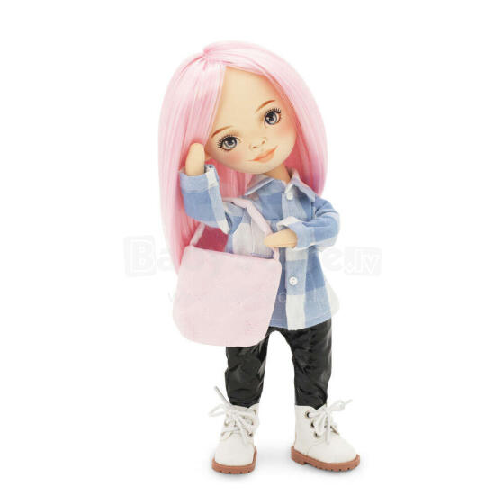 Orange Toys Sweet Sisters Billie in a Plaid Shirt Art.SS06-18 Plush toy (32cm)