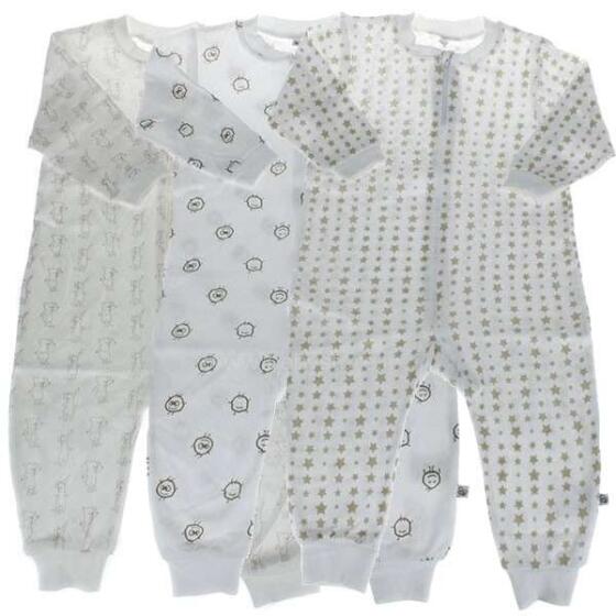Pippi Art.1477-200 Off White Детский стильный ползунок из натурального хлопка(74-92см)