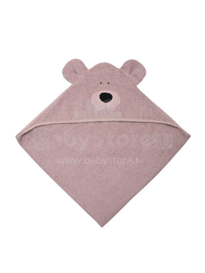Wooly Organic Art. TF-102-T-01 Детское махровое полотенце с капюшоном из Био-хлопка Teddy (75x75 см)