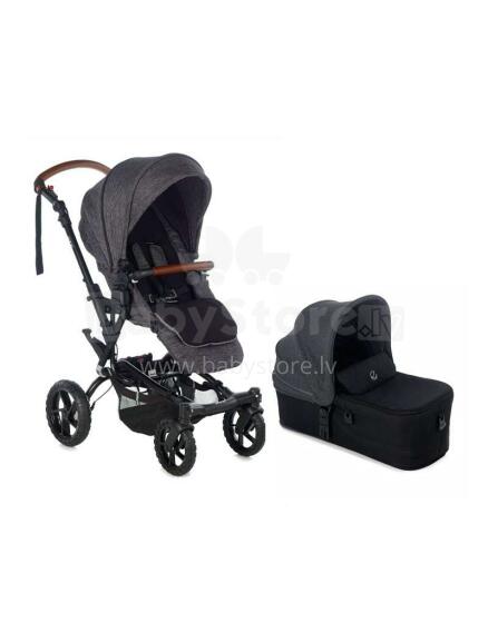 Jane Crosslight Micro Art.5566 U06 Cold Black Ratiņi divi vienā - Sporta rati + kulba