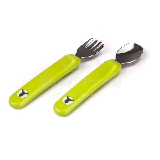 Kidsme Feeding Set Art.140301 Galda piederumu komplekts (dakšiņa, karote)