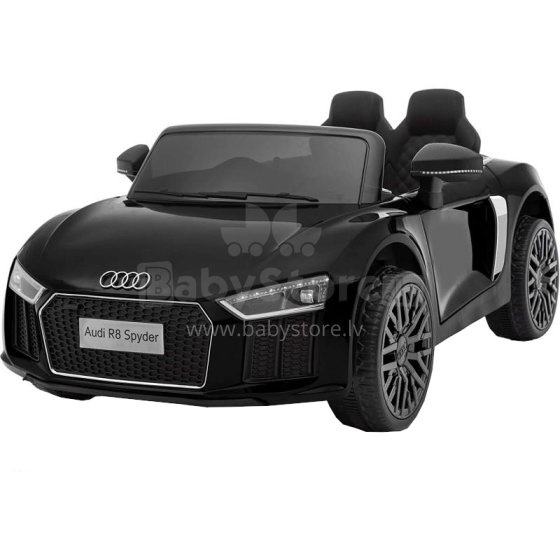„TLC Baby Audi R8 Art.WDHL1818“ juodas automobilis su akumuliatoriumi