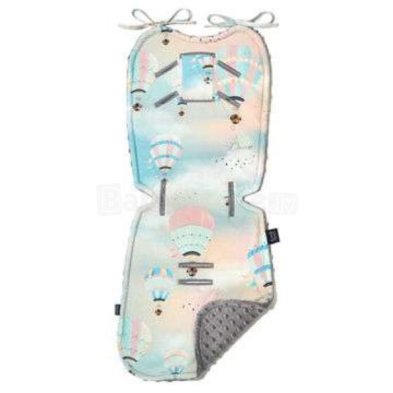 La Millou Art. 84243 Stroller Pad Vintage Ballons Grey Мягкий вкладыш для коляски