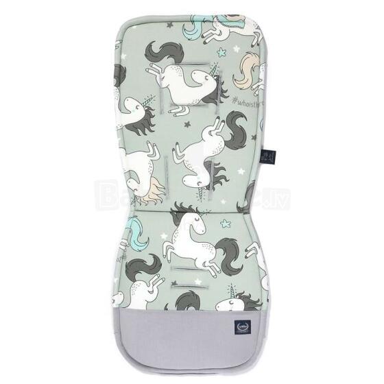 La Millou Stroller Pad Art.OJC-VC- SP-URK- DG  Unicorn Мягкий вкладыш для коляски
