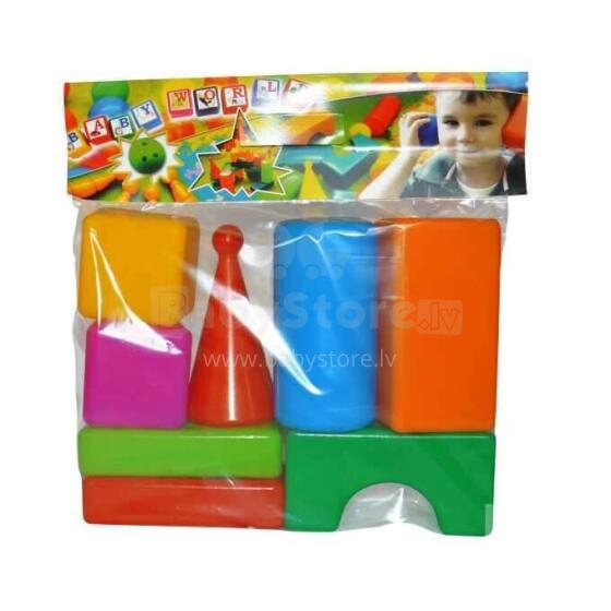 Baby World Blocks Art.84869 Konstruktors klucīši (8 gab.)
