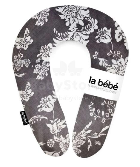 La Bebe™ Snug Cotton Nursing Maternity Pillow Art.85183 Deco Pakaviņš (pakavs) mazuļa barošana, gulēšanai, pakaviņš grūtniecēm, 20x70 cm