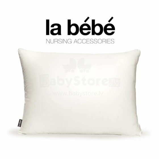 „La Bebe Cotton Stars Grey Art.8519“ vaikų pagalvė [su silikono sintetono įdaru] 40x60cm