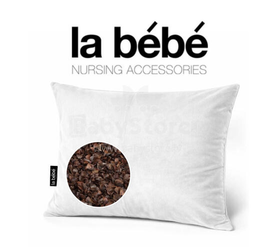 La bebe™ Pillow Eco 40x60 Art.85361 Cotton pillow with buckwheat filling 40x60