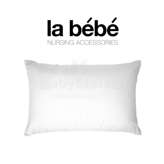 „La Bebe Cotton Dots Green Art.8519“ vaikų pagalvė [su silikono sintetono įdaru] 40x60cm