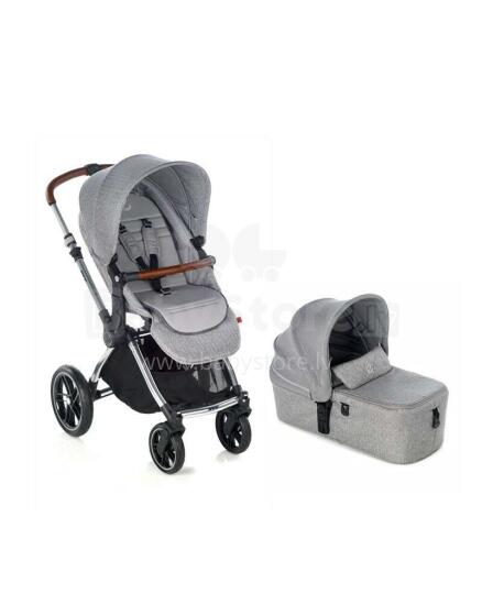 Jane Kawai Micro Art.5562 U05 Dim Grey Kоляска 2 в 1 - Прогулочный блок + люлька