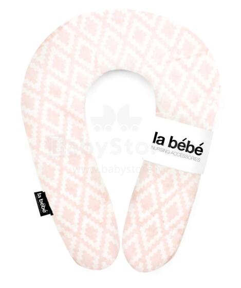 La Bebe™ Snug Cotton Nursing Maternity Pillow Art.85484 Royal Punsh Подковка для сна, кормления малыша 20*70cm из натурального 100% льна