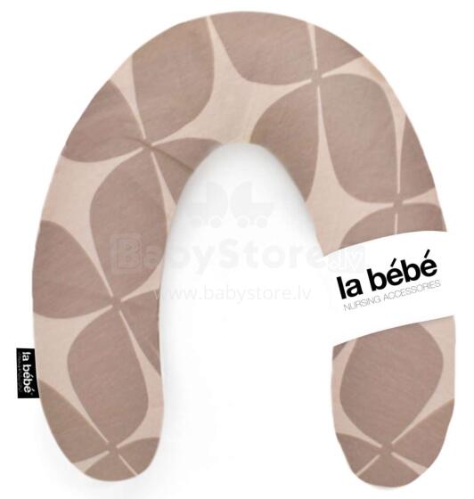 La Bebe™ Rich Maternity Pillow Art.85508 Latte Подковка для сна, кормления малыша 30x104 cm