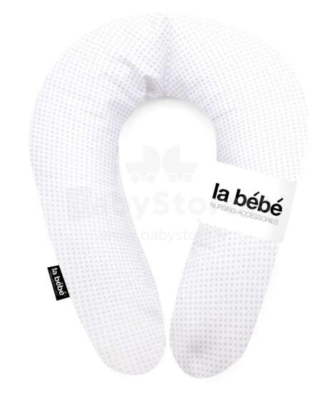 La Bebe™ Snug Cotton Nursing Maternity Pillow Art.85699 Pearl Satin