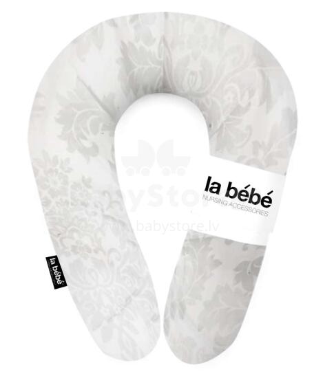 La Bebe™ Snug Satin Nursing Maternity Art.85912 Eastern Silver Подковка для сна, кормления малыша 20*70 cm