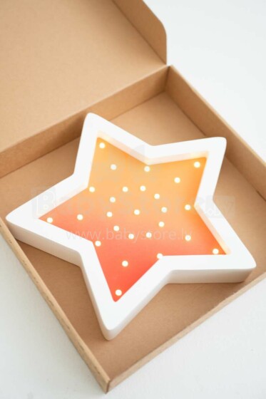 HappyMoon Star Art.NL STAR 1/SU Orange Nakts-lampa