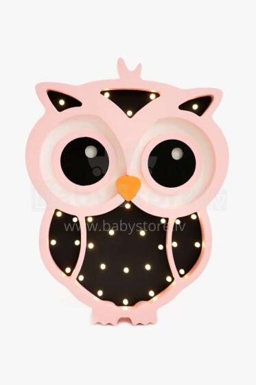 HappyMoon Owl Art.85956 Pink Brown
