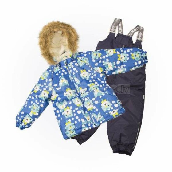 Huppa'17 Avery Cat Art. 41780030-63235 Šilta kūdikio žieminė šiltų kostiumų striukė + kelnės (86 104 cm)