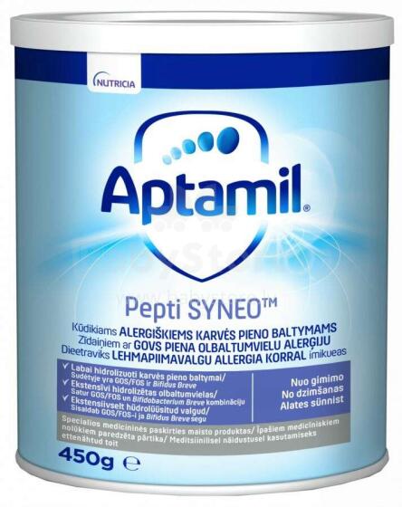 Aptamil Pepti SYNEO Art.647392 специальная адаптированная месь, с рождения, 450гр