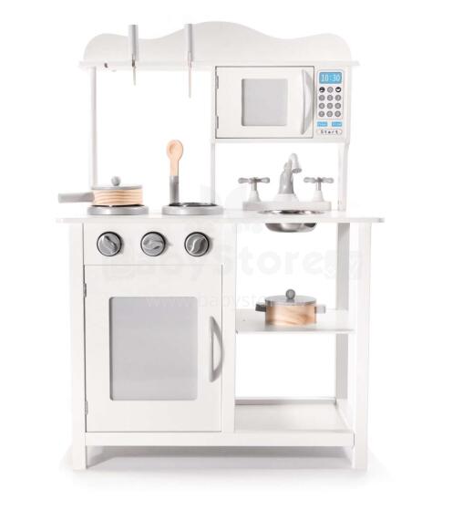 Ikonka Wooden Kitchen  Art.KX6490 Деревянная кухня с аксессуарами