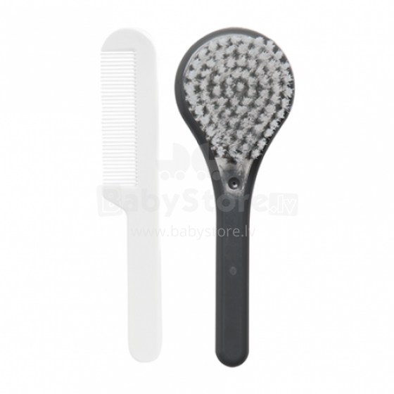 Luma Brush&Comb  Art.L20903N Dark Grey Matu ķemme un suka ar mīkstiem sariem