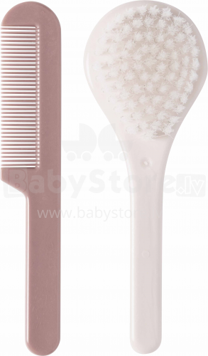 Luma Brush&Comb  Art.L20930N Nylon Blossom Pink Matu ķemme un suka ar mīkstiem sariem