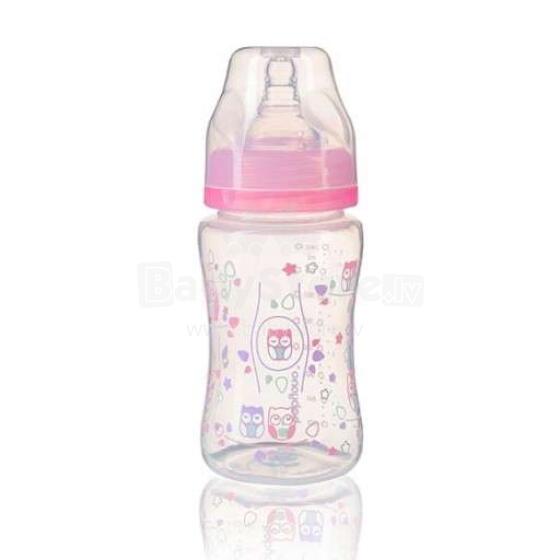 BabyOno Art.403 Антиколиковая бутылка с широким горлышком,240 мл