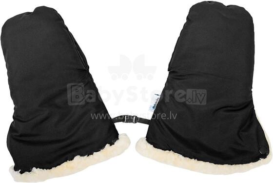 Alta Bebe Art.MT9009LP-65 Black Ziemas ratu cimdi ar aitas vilnu