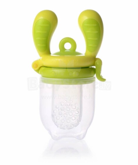 Kidsme Baby Food Feeder Lime Art.160350LI Silikona ēdināšanas ierīce cietiem produktiem (vidējs)
