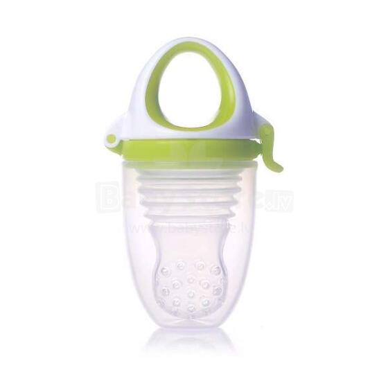 Kidsme Baby Food Feeder Green  Art.160361LI Silikona svaiga ēdiena barotājs