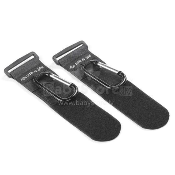 Jane Metal Hook Art.010319C01 Black Universal Straps with Karabiners