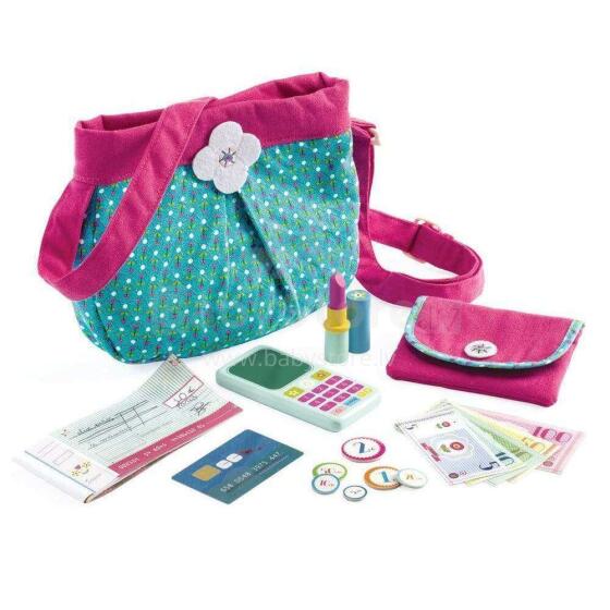 Djeco Bag Art.DJ06663  Lomu spēle -Rokas somiņa un aksesuāri