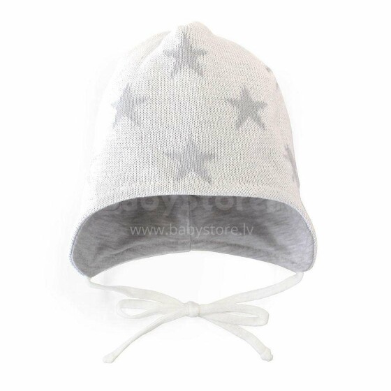 NordBaby Hat Stars Art.87483 Ecru