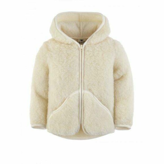 Eco Wool Mody  Art.1226 Bērnu jaka  no merino vilnas ar kapuci (104-152)