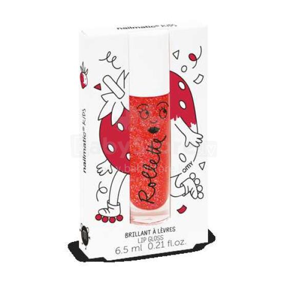 Nailmatic Kids Strawberry Art.Rollfraise  Увлажняющий детский блеск для губ с витаминами 6,5 мл