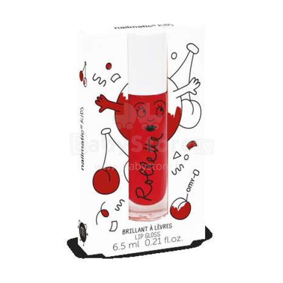 Nailmatic Kids Cherry Art.Rollcerise Dabīga un mitrinoša bērnu lūpu krāsa ar vitamīniem un augļu garšu, 6.5ml