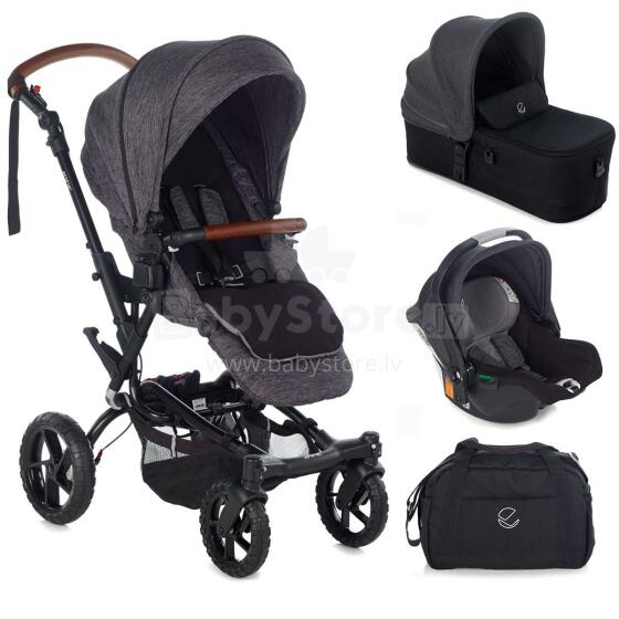 Jane Crosswalk R Micro Koos Isize R1 Art.5575 U06 Cold Black Ratiņi trīs vienā
